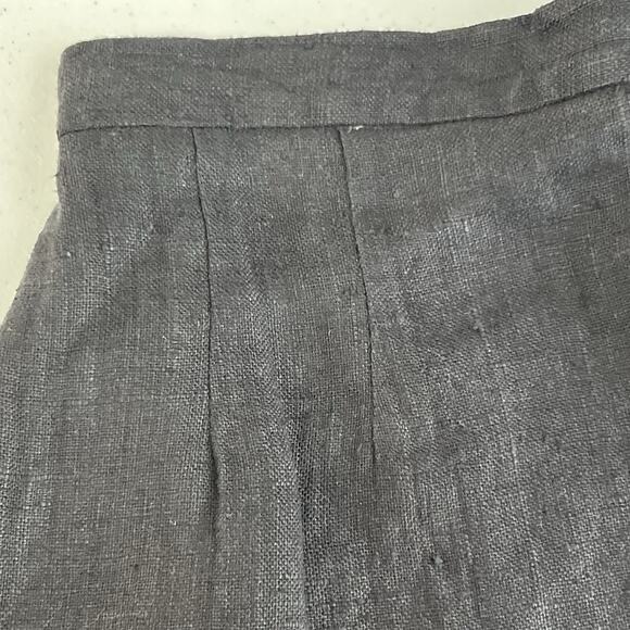 Harve Bernard by Bernard Holtzman‎ 100% Linen Maxi Skirt Size 12 Seams Lagenlook - Picture 12 of 13